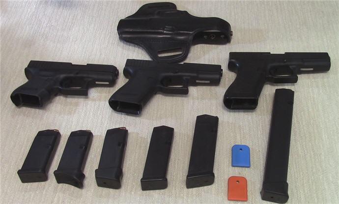 glock pistols family in 9mm