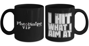 PistolSnipe VIP Club Mug front and back