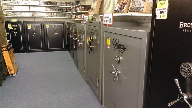 Lineup of "Budget" Safes at Big Box Store