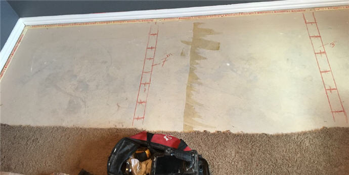 GPR Scanning for post tensioned cables in a residence