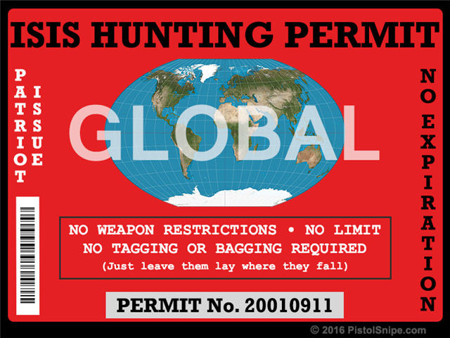 ISIS Hunting Permit Gets Us Banned by Amazon